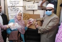 التضامن الإجتماعي : توزيع 3 طن لحوم و 3 آلاف شنطة مواد تموينية على المستحقين من أبناء المحافظة