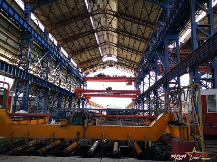 توفيق يتفقد مستجدات تطوير شركة الدلتا للصلب