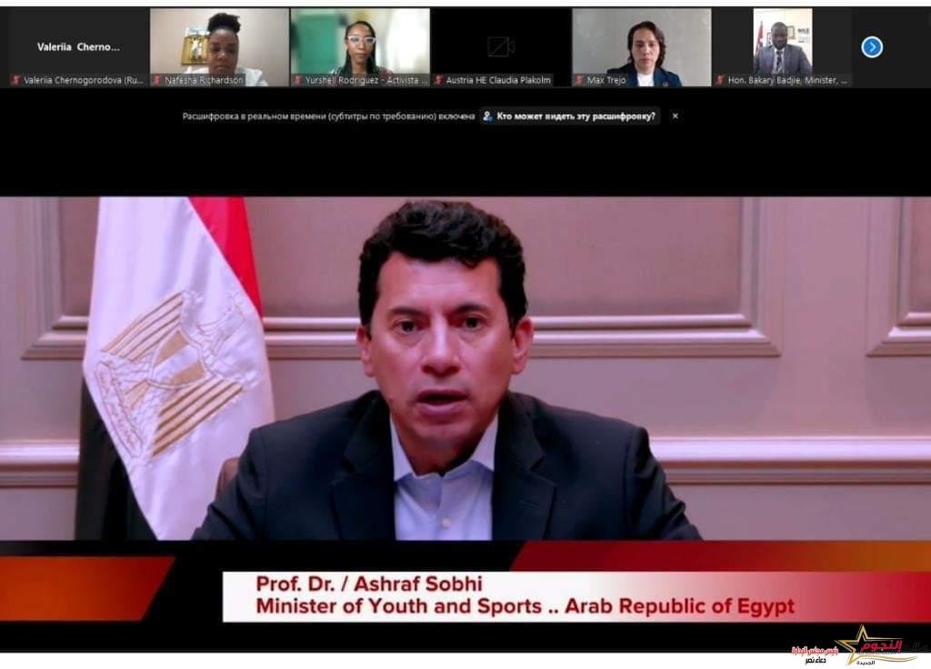 صبحي متحدثاً بجلسة "الشباب في ٢٠٣٠ " بمنتدى الشباب بالمجلس الاقتصادي والاجتماعي للامم المتحدة