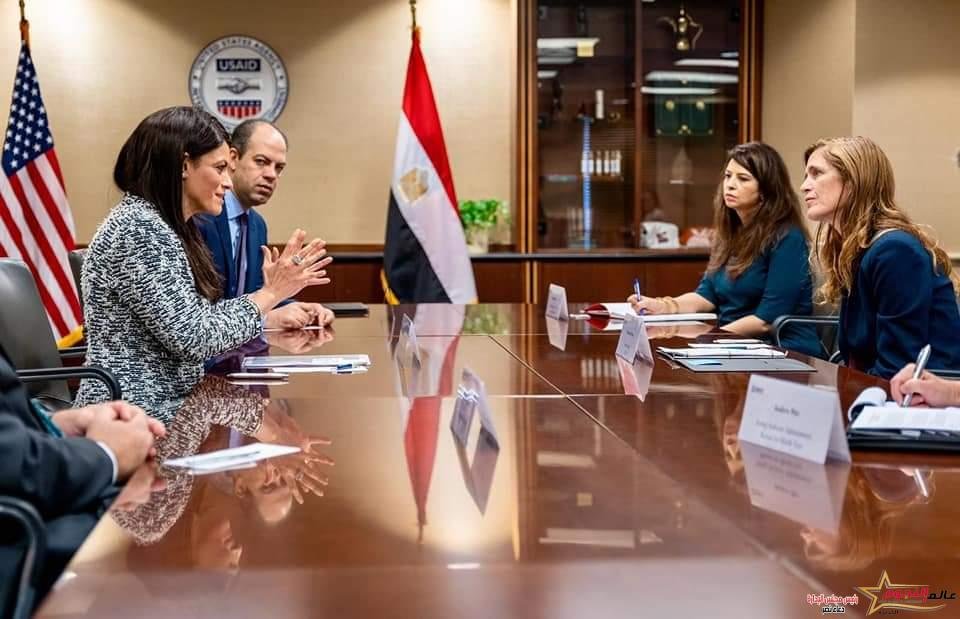 وزيرة التعاون الدولي تلتقي رئيسة الوكالة الأمريكية للتنمية الدولية خلال اجتماعات الربيع بواشنطن