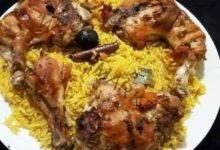 أوراك الدجاج مع الأرز الأصفر ... مقدمة من الشيف: أماني رضا