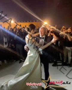 نجيب ساويرس يحتفل بـ زفاف ابنه "أنسي" تحت سفح الأهرامات