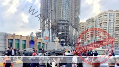 مصرع شابين وفتاة في إنقلاب سيارة ملاكي أعلى كوبري سيدي جابر بالإسكندرية 