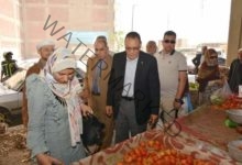 غراب: يتفقد منفذ بيع الخضروات والفاكهة أسفل كوبري شرويده بمدينة الزقازيق