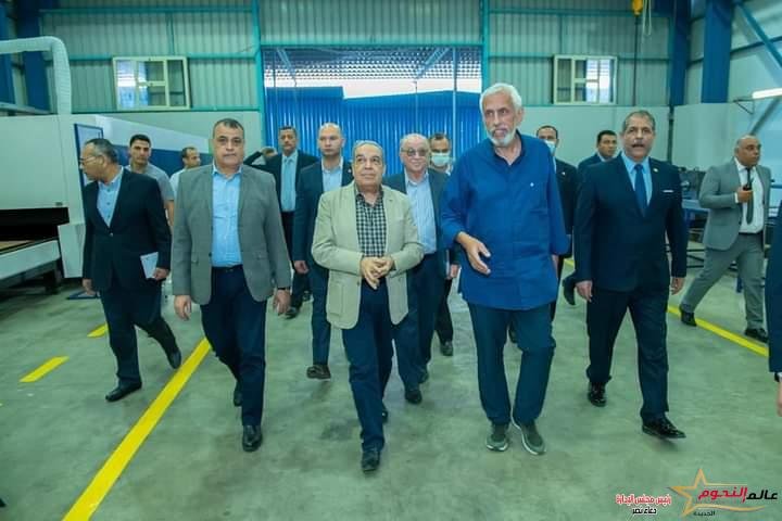مرسي يتفقد مشروع إعادة التمركز بشركة هليوبوليس للصناعات الكيماوية (مصنع ٨١ الحربي)