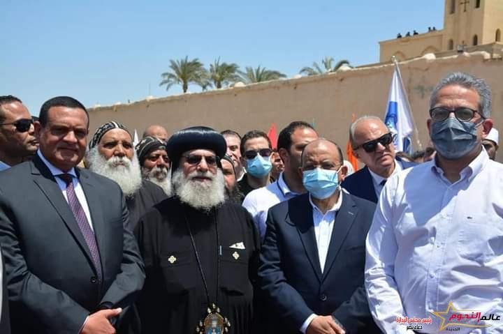 وزيرا التنمية المحلية والسياحة والآثار ومحافظ البحيرة يفتتحون مسار العائلة المقدسة بوادي النطرون