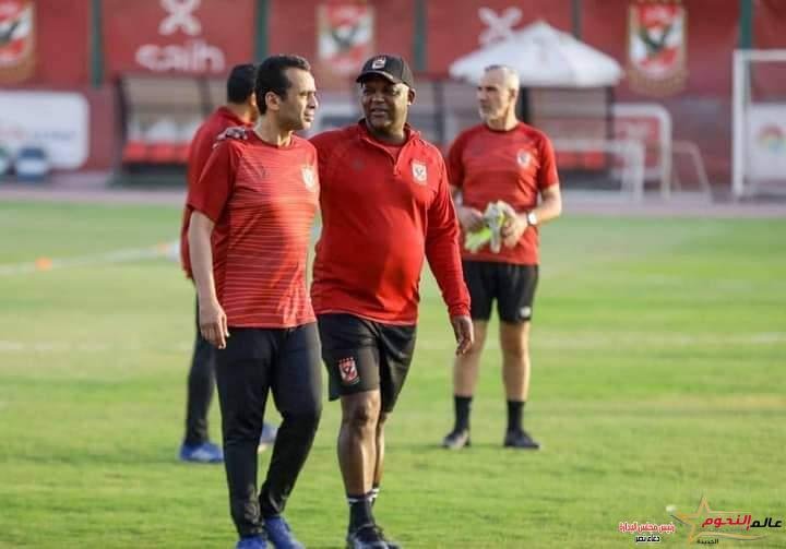 الأهلي يجري تدريباته استعدادًا لمباراة الوداد المغربي فى نهائي دوري أبطال إفريقيا 