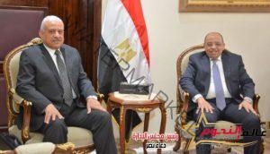 شعراوي يتابع مع محافظ السويس مشروعات الخطة الاستثمارية و منظومة المخلفات وجهود السيطرة على الأسعار