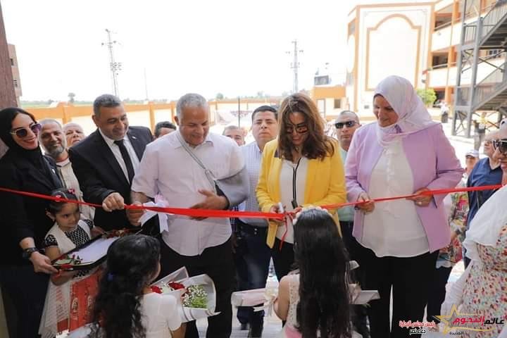 محافظ دمياط تفتتح مدرسة كرم ورزوق الابتدائية