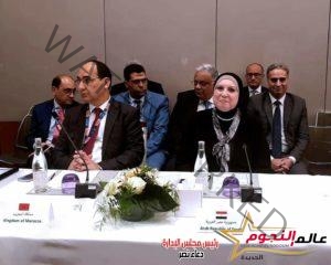 وزيرة التجارة والصناعة تشارك في فعاليات اجتماع وزراء التجارة العرب