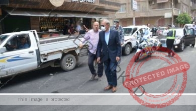 الهجان يقوم بجولة ميدانية بمدينة بنها لتفقد أعمال تطوير شارع فريد ندا ورصف شارع مسجد الأشراف