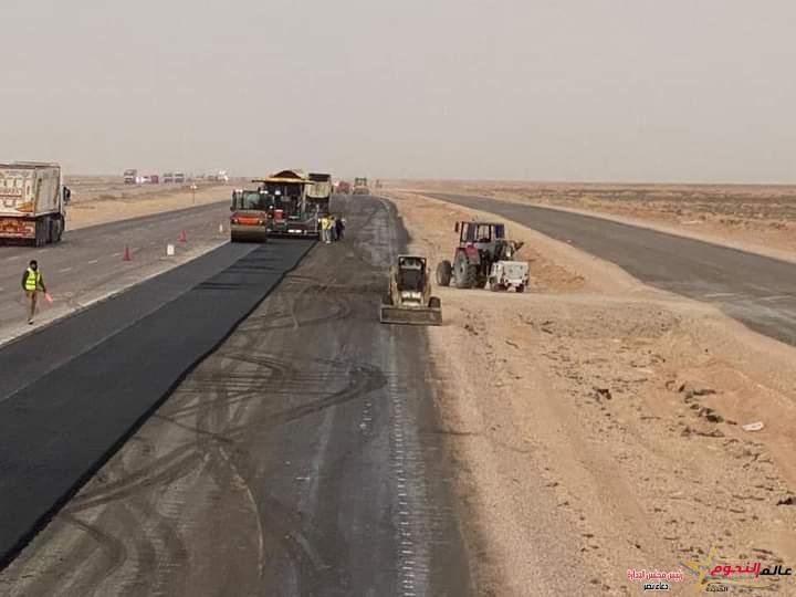الوزير: رفع كفاءة الطريق القائم وتطوير الطريق ليصبح 8 حارات في كل اتجاه 5 حارات للرئيسي و3 حارات للخدمة