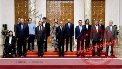 السيسي يستقبل وزراء دول منتدى غاز شرق المتوسط 