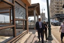 مختار يتفقد عددا من المواقع المقترحة لإنشاء مكتب جديد لتوثيقات الخارجية بمدينة المنصورة