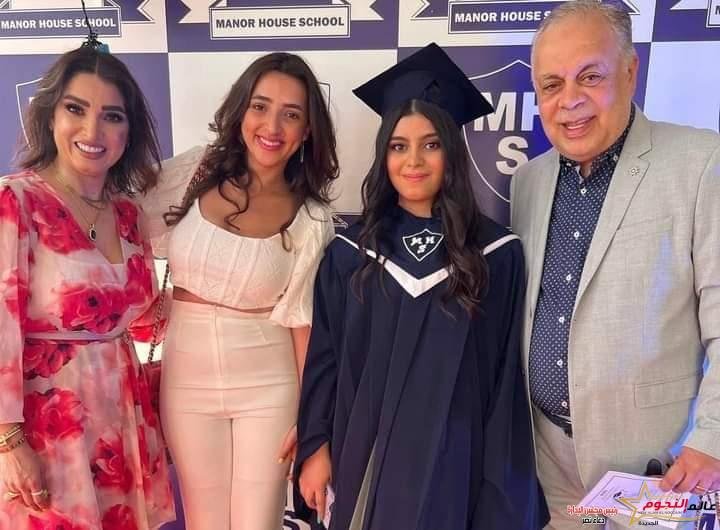 النجمة روجينا  تهنئ ابنتها بمناسبة تخرجها... "فخورة بيكي يا مريم"