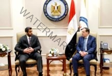 الملا يستقبل منصور آل حامد لبحث تعزيز التعاون وفرص زيادة الإستثمارات للشركة الإماراتية في مصر