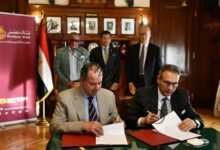 صبحي يشهد توقيع بروتوكول تعاون بين بنك مصر والاتحاد المصري للتنس لرعاية الاتحاد