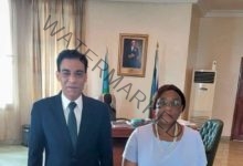 السفير المصري في مالابو يلتقي وزيرة الزراعة والمراعي والغابات والبيئة في غينيا الأستوائية