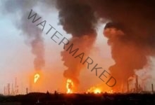 "عاجل" … حريق هائل بإحدي مصانع شركة سنوبك شنجهاي للبتروكيماويات بالصين