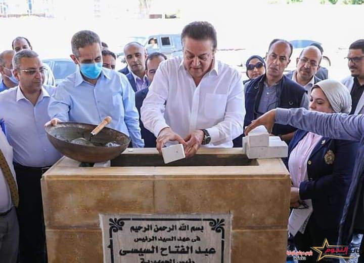عبدالغفار يضع حجر الأساس لمستشفى مركز أورام طنطا الجديد بتكلفة مليار و62 مليون جنيه