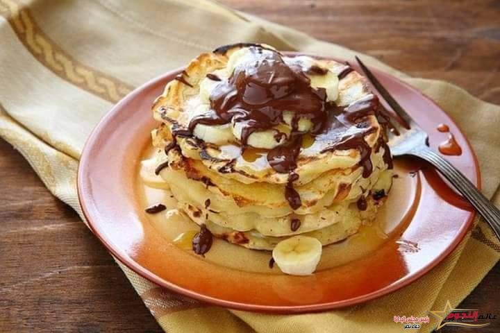 بان كيك النوتيلا والمكسرات ... مقدم من: مطبخ عالم النجوم 1 بان كيك النوتيلا والمكسرات ... مقدم من: مطبخ عالم النجوم