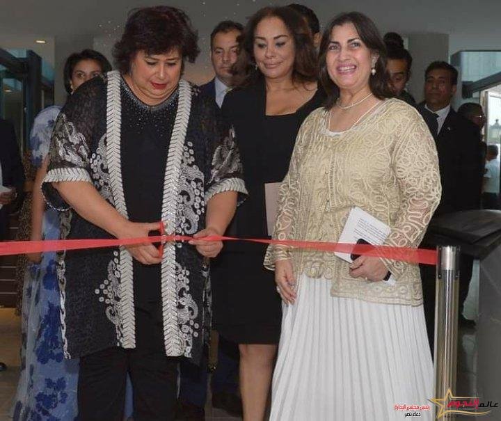 وزيرة الثقافة تفتتح معرض نتاج منحة الفائزين بجائزة الدولة للإبداع الفني بالأكاديمية المصرية للفنون بروما