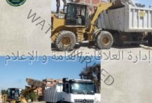 متابعة حملات النظافة و الإنارة بمركز و مدينة أبو صوير