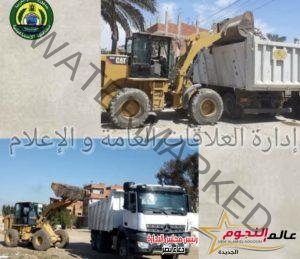 متابعة حملات النظافة و الإنارة بمركز و مدينة أبو صوير