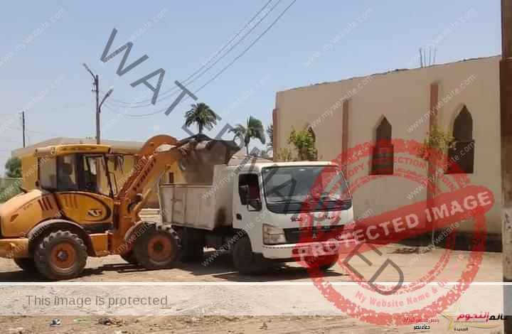 رفع 90 طن مخلفات وقمامة بمدينة الفشن ضمن خطة العمل بمنظومة النظافة 