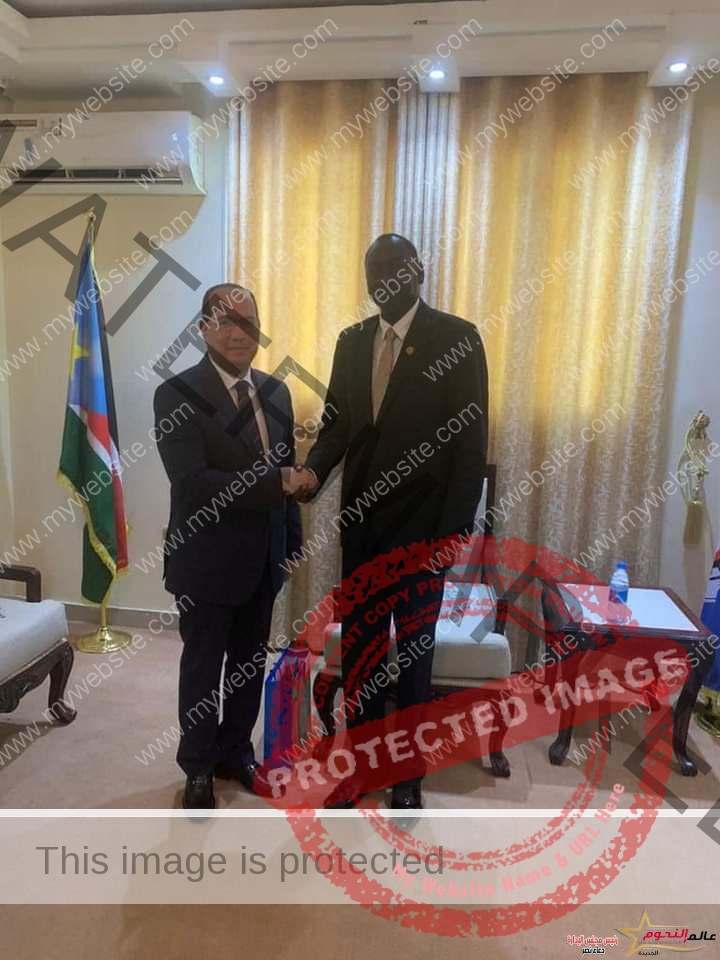 السفير المصري في جوبا يلتقي وزير الإستثمار بجمهورية جنوب السودان