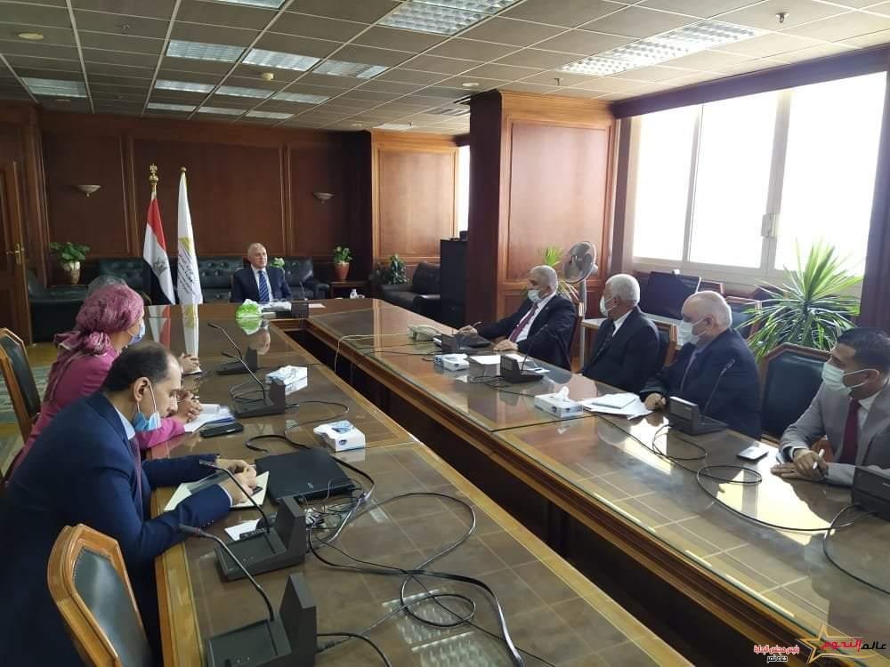 د. عبد العاطى يبحث مع مدير عام مركز أكساد التعاون في مجال الموارد المائية والرى