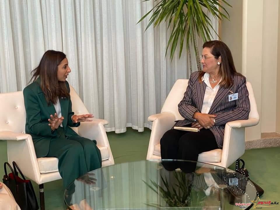 وزيرة التخطيط تبحث سبل التعاون مع وزيرة التنمية المستدامة البحرينية