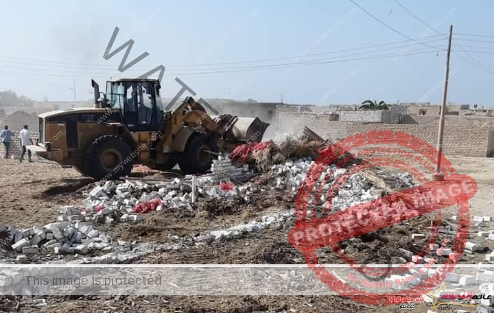 محافظ بني سويف : إزالة تعديات على مساحة 47 فدان من أرض مملوكة للشركة القابضة الصناعات المعدنية 