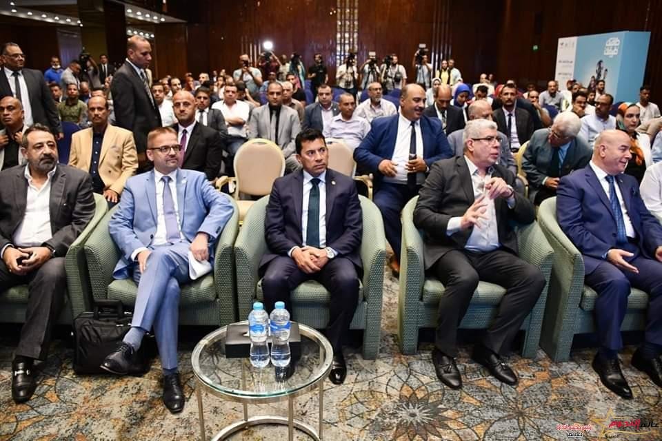 صبحي يشهد مراسم قرعة دوري مراكز الشباب حياة كريمة النسخة التاسعة برعاية توتال انريجيز