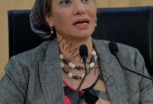 وزيرة البيئة خلال مؤتمر صحفي بمجلس الوزراء بالعلمين الجديدة