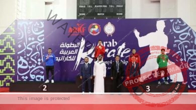 صبحي : يتابع البطولة العربية للكاراتيه الثالثة عشر للكبار المقامة بإستاد القاهرة 