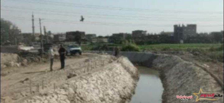 متابعة أعمال المشروع القومي لتأهيل الترع بالإسماعيلية   