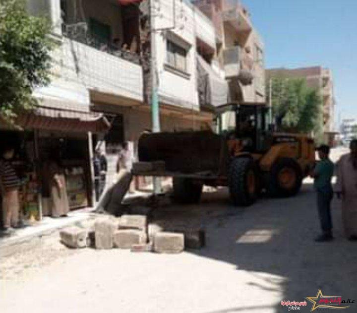 مديرية الطرق و النقل تبدأ تنفيذ خطة تطوير و رصف مدينة فايد