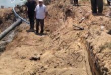 مياه القناة: استمرار أعمال الإصلاح لخط مياه الشرب بقرية نفيشة بالإسماعيلية 