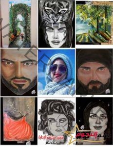 أسماء ياسر.. فنانة تشكيلية مصرية تسعى للعالمية في مجال الرسم