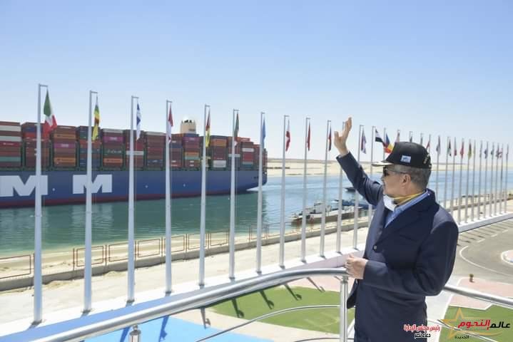 قناة السويس تسجل أعلى إيراد شهري في تاريخها 704 مليون دولار وأكبر حمولة صافية شهرية 125.1 مليون طن خلال شهر يوليو