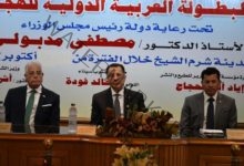 وزير الرياضة ومحافظ جنوب سيناء يشهدان الاعلان عن البطولة العربية الدولية للهجن