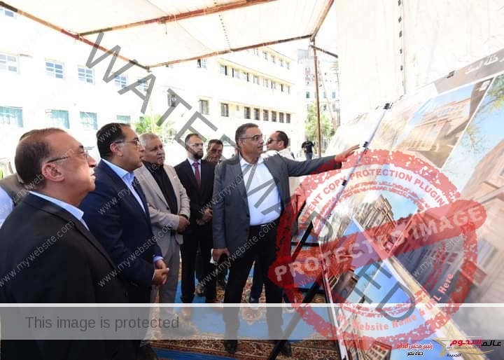 رئيس الوزراء يتفقد مشروع تطوير حلقة السمك بالإسكندرية