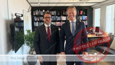 السفير المصرى في كوبنهاجن يلتقي وزير الخارجية الدنماركي
