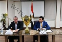 صبحي يكرم المنتخب المصري للكرة الطائرة بعد حصوله على البطولة الأفريقية 