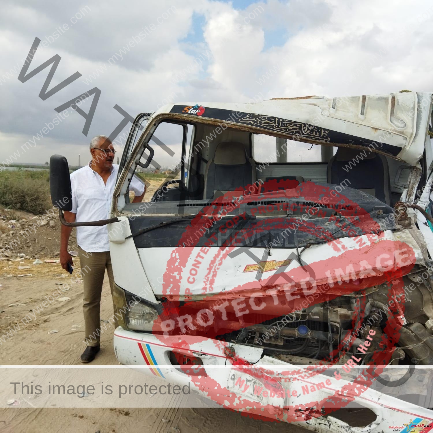 عاجل .. إصابة 4 أشخاص في اصطدام سيارة نقل محملة بالتنر بموتوسيكل بالطريق الصحراوي بالإسكندرية 