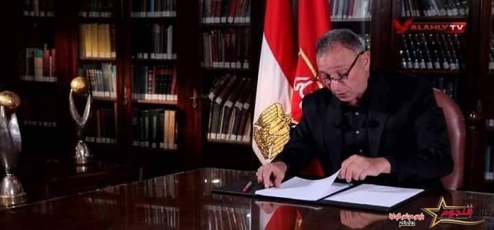 محمود الخطيب يوضح الحقائق في كلمته المتلفزة الطارئة 