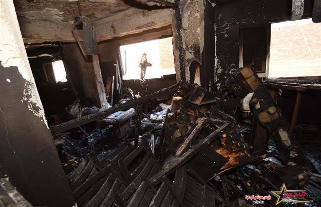 وصول جثامين ضحايا حريق كنيسة المنيرة إلى كنيسة العذراء الأثرية بالوراق