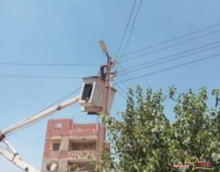 متابعة أعمال النظافة و الإنارة و التطهير و التعقيم الوقائي بمركز و مدينة التل الكبير 