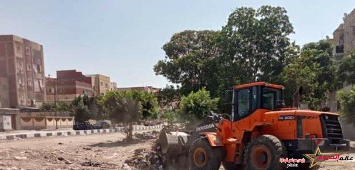 مركز و مدينة التل الكبير يواصل خطة مكافحة القوارض و الحشرات و أعمال رفع القمامة و صيانة أعمدة الإنارة العامة